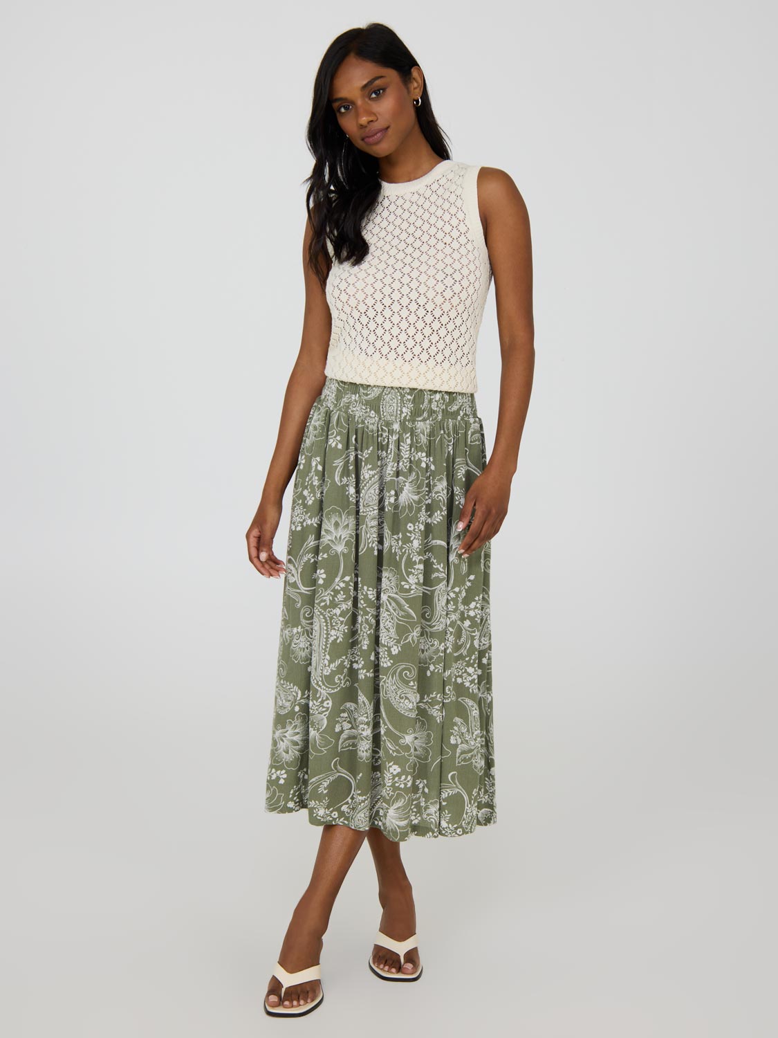 The Leland Skirt - Sheer Plaid – BURU