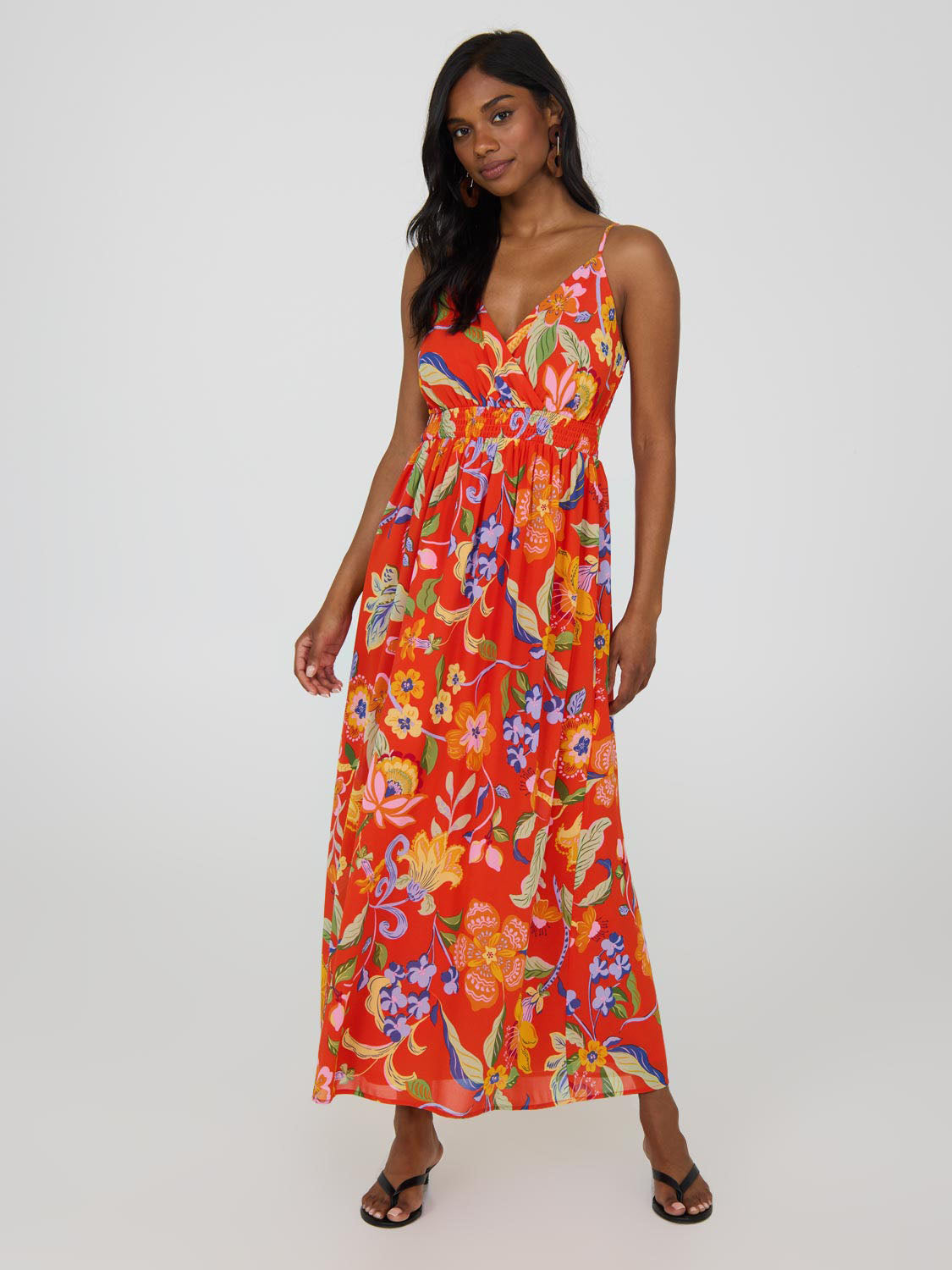 Summer Dresses Suzy Shier Maxi Dress Floral Chiffon Maxi Dress