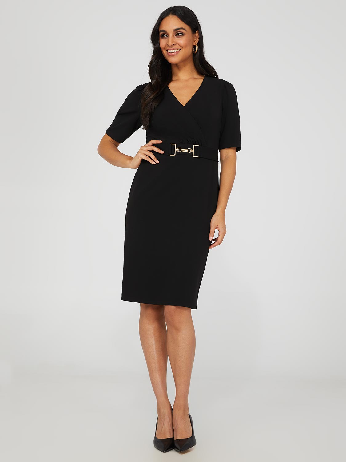 Crepe 2024 sheath dress