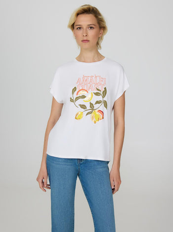 T-shirt graphique « Amalfi Coast » White