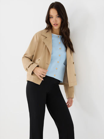 Waisted Trench Coat In The Buff