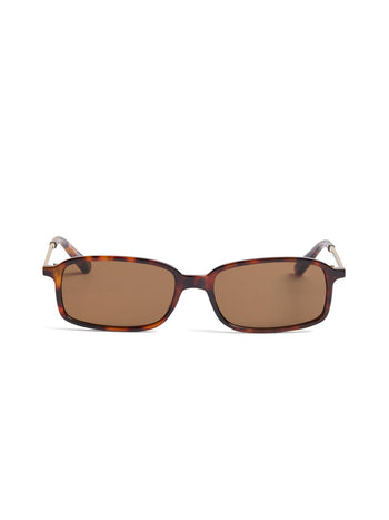 Lunettes de soleil à monture écaille de tortue Brown