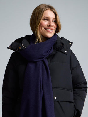 Soft Brushed Scarf Plum