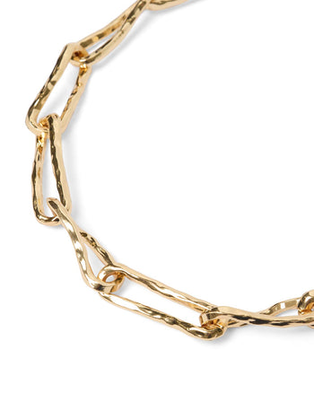 Oversized Link Necklace Gold