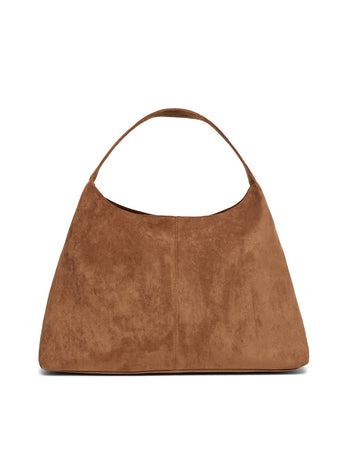 Sac à bandoulière en faux suède Lt Brown