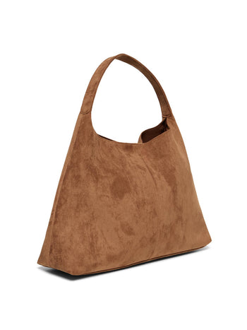Sac à bandoulière en faux suède Lt Brown
