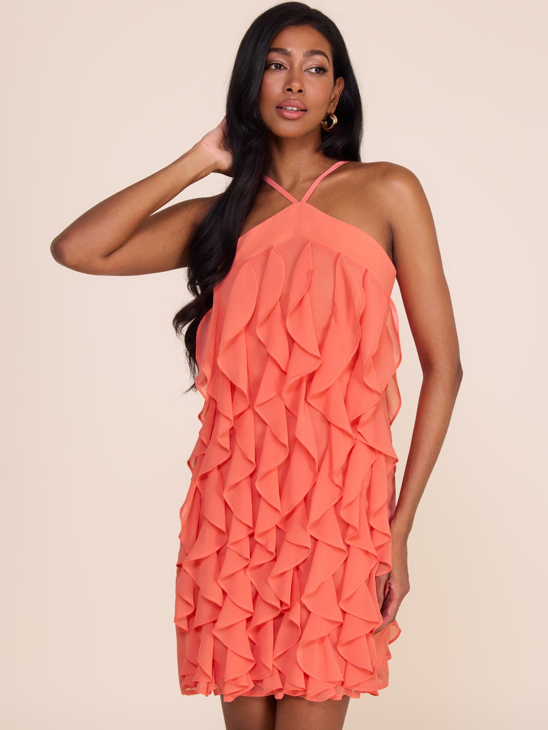 ワンピース tinytinydoors Sleeveless Dress Coral ワンピース tinytinydoors Sleeveless Dress Coral Summer Fling