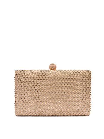 Minaudière en strass Gold