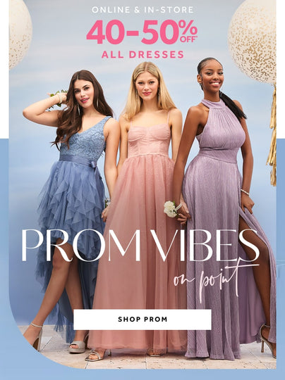 Shop 40-50% off new prom dresses at Le Château.