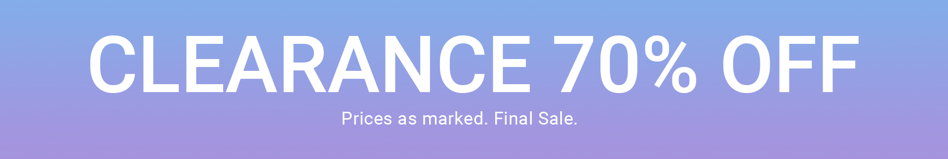 clearance