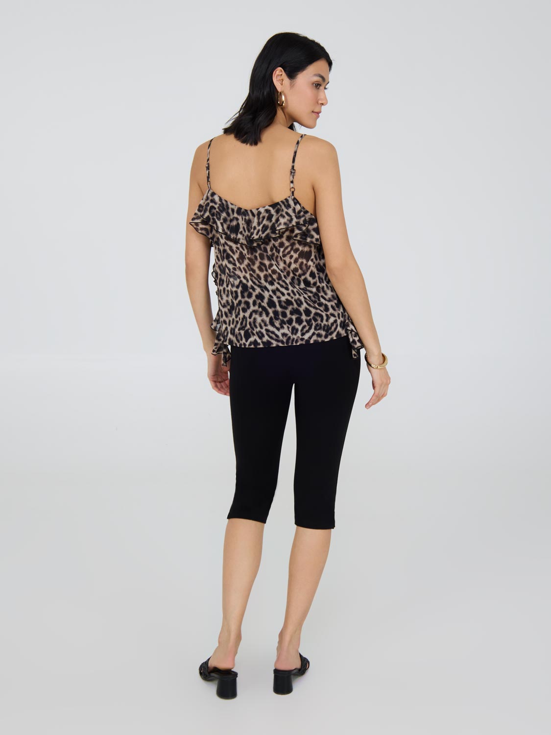 One Shoulder Dot Print Peplum Top – Suzy Shier
