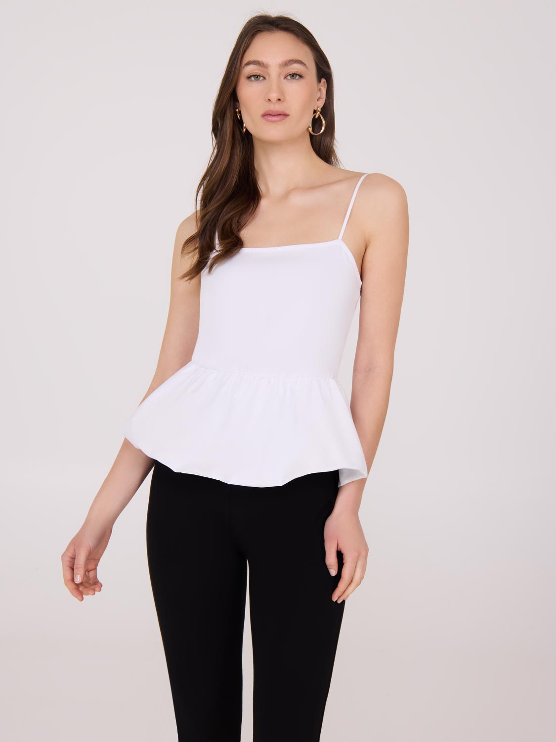 bubble hem tank top