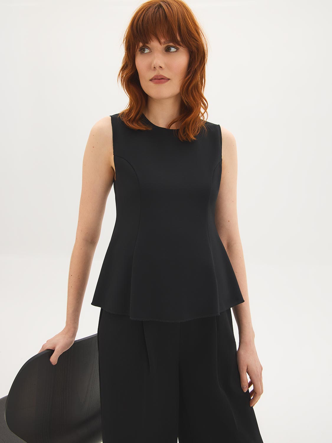 Sleeveless Peplum Top – Suzy Shier