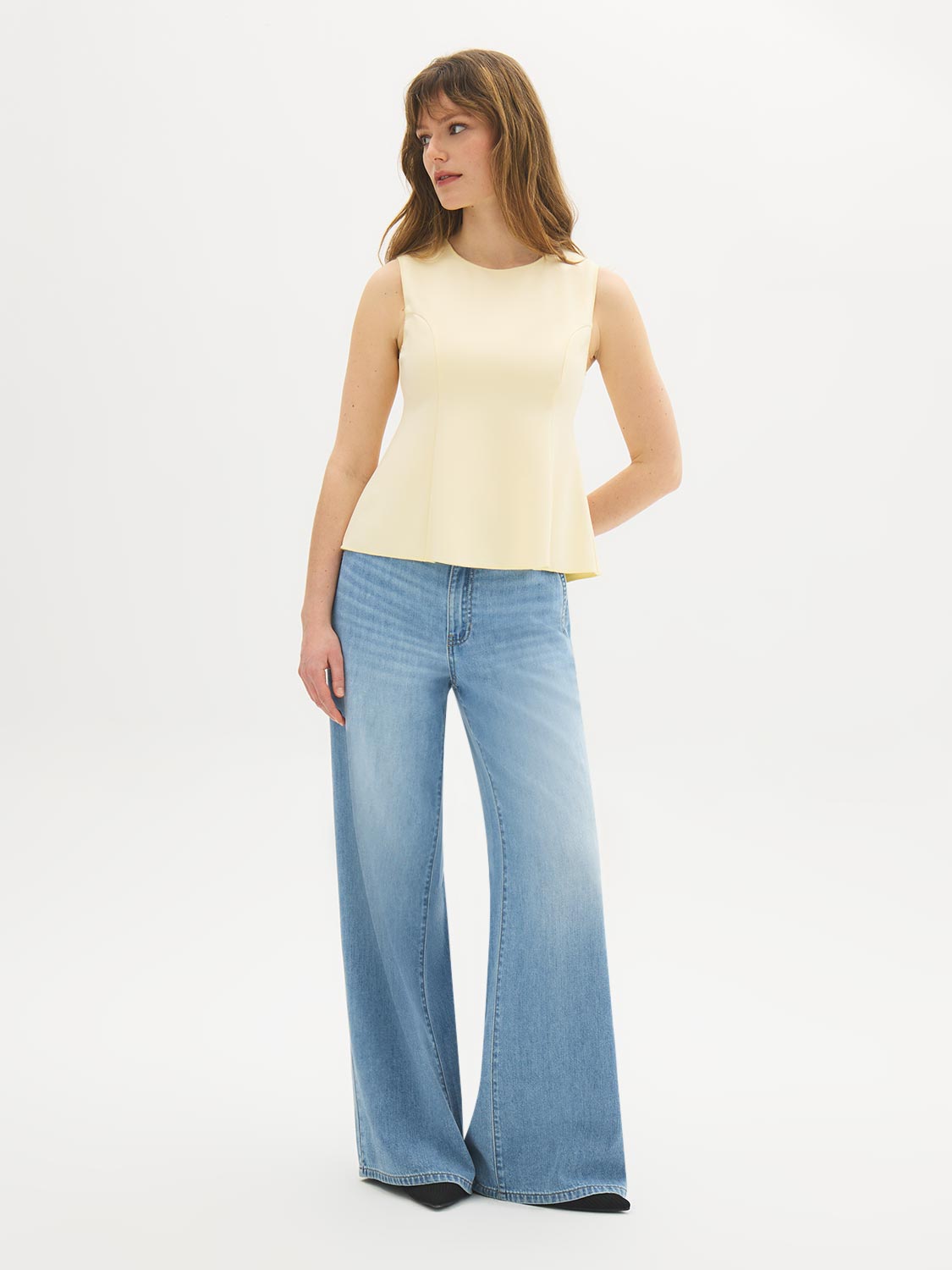 Sleeveless Peplum Top – Suzy Shier