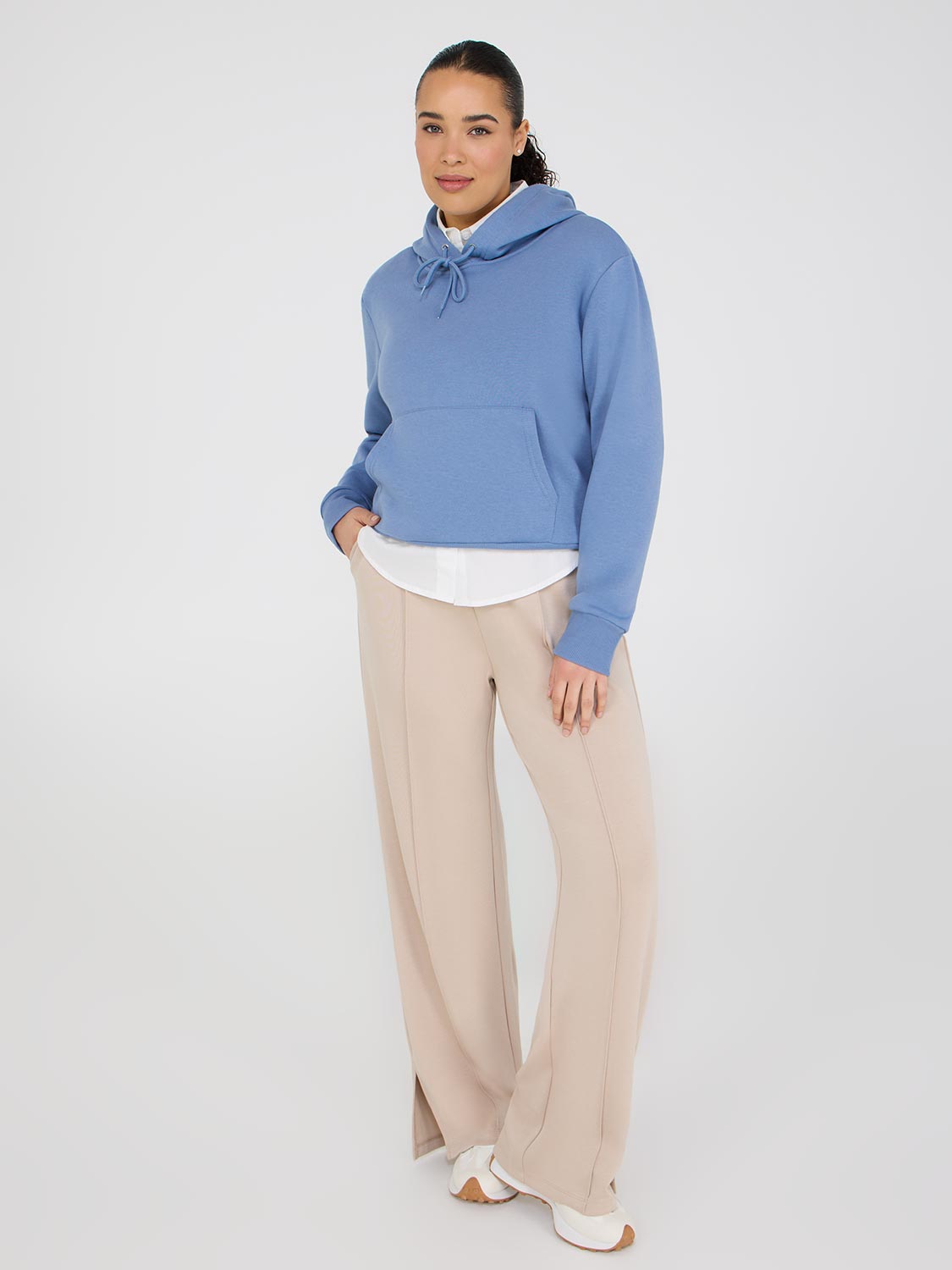 Slit Hem Wide-Leg Pants – Suzy Shier