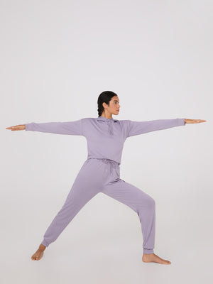 Lightweight Fleece Joggers Periwinkle