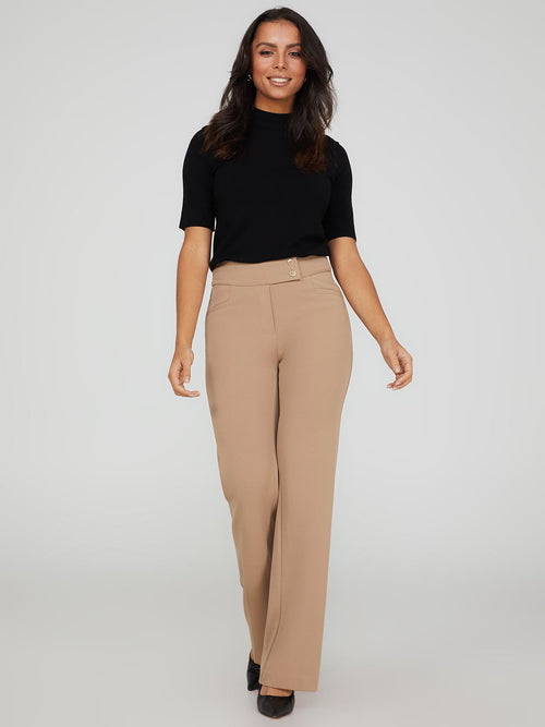 Fit & Flare Pull-On Pants