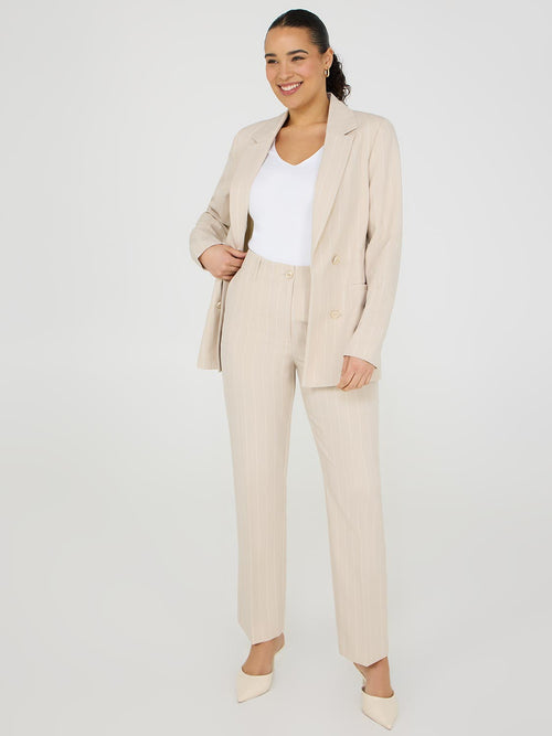 No Waistband Striped Pants