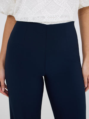 Straight Leg Pull-On Pants Darkness