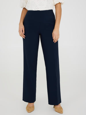 Straight Leg Pull-On Pants Darkness