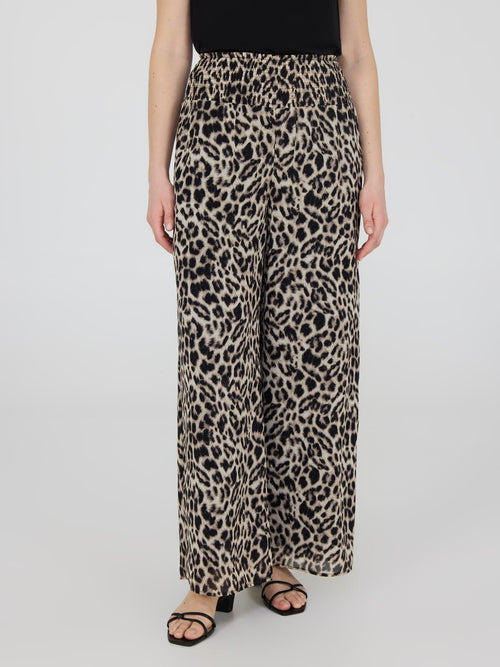 Floral Chiffon Palazzo Pants