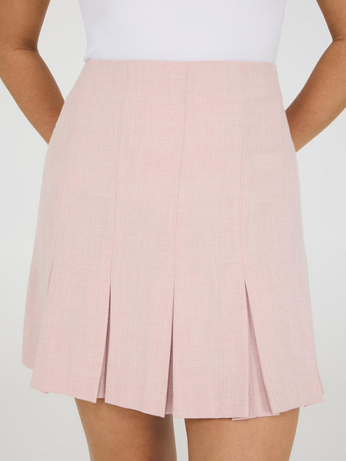 Pleated Mini Skirt