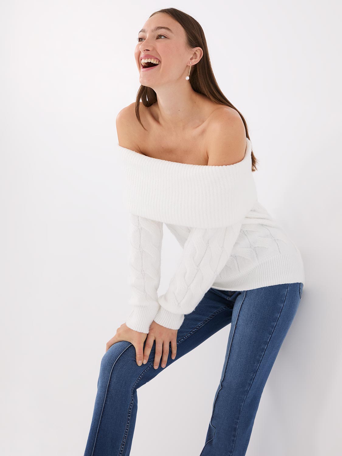 【GENERAL IDEA】Pintuck Slit ビスチェ Pintuck Front Bootcut Jeans - Suzy Shier