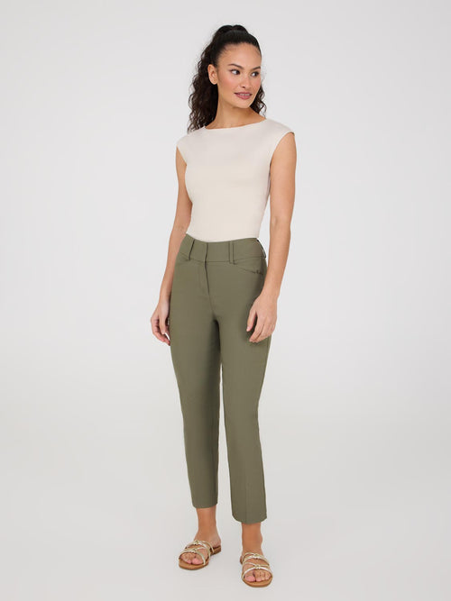 Mid-Rise Capri Pants