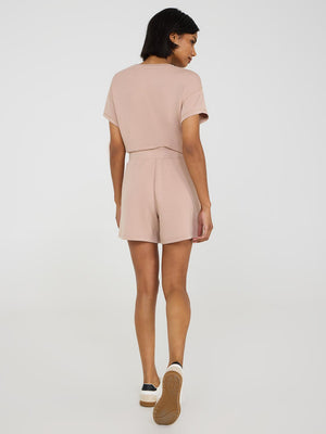 Short en polaire Withered Rose