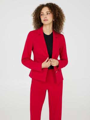 2-Button Blazer Mars Red