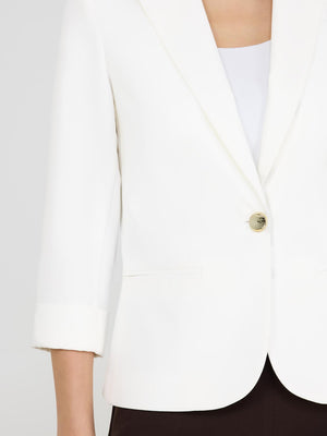 Blazer à manches 3/4 à revers Pearl