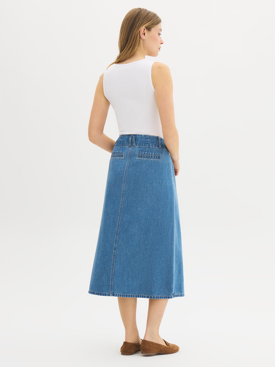 A-Line Denim Skirt – Suzy Shier