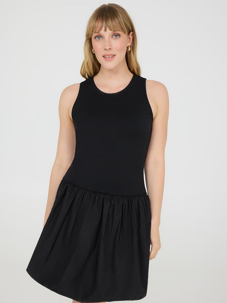 ☆HAE BY HAEKIM☆RIBBON SLEEVELESS PLEATED MINI DRESS Sleevess Bubble Hem Mini Dress – Suzy Shier