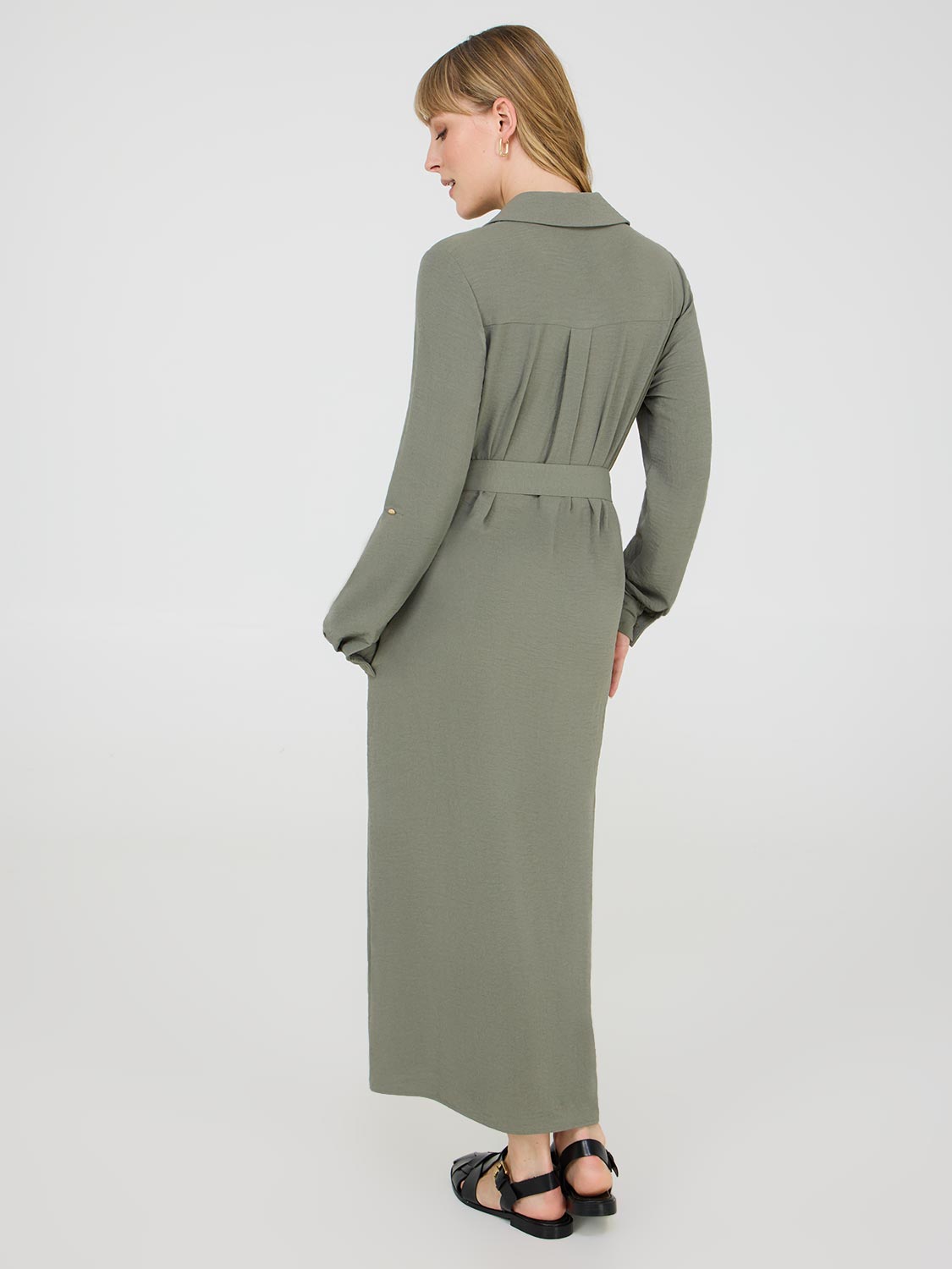 ワンピース artisan Pin Tucked long shirt dress artisan Pin Tucked long shirt dress - メルカリ