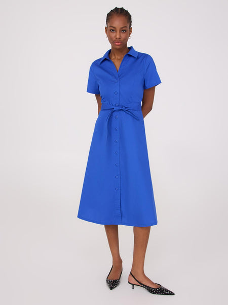 ワンピース ETMON Side Shirring Dress, Blue Green 에트몽(ETMON)