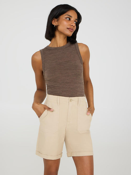 Tencel Denim Bermuda Shorts