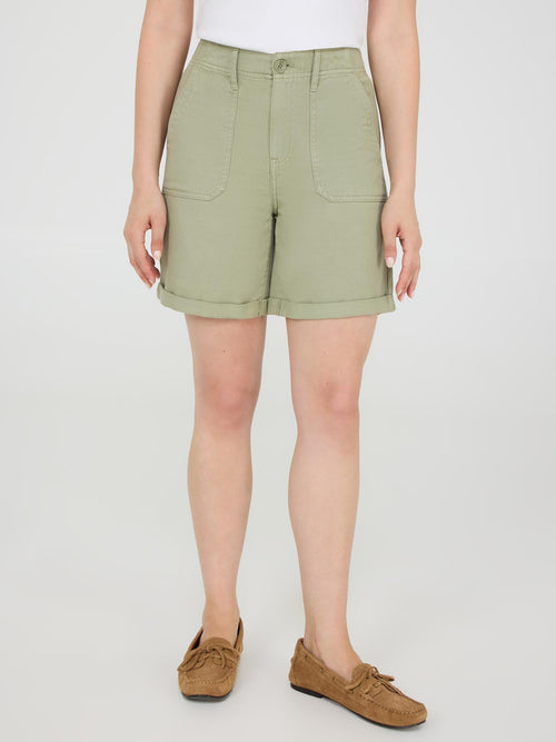 Tencel Denim Bermuda Shorts