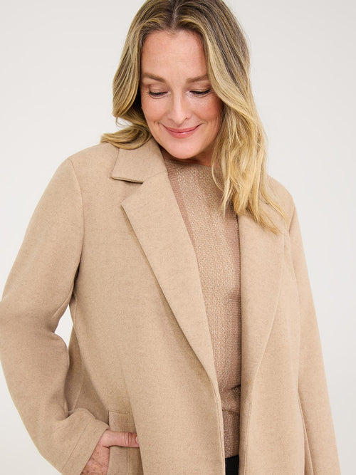 Open-Front Car Coat