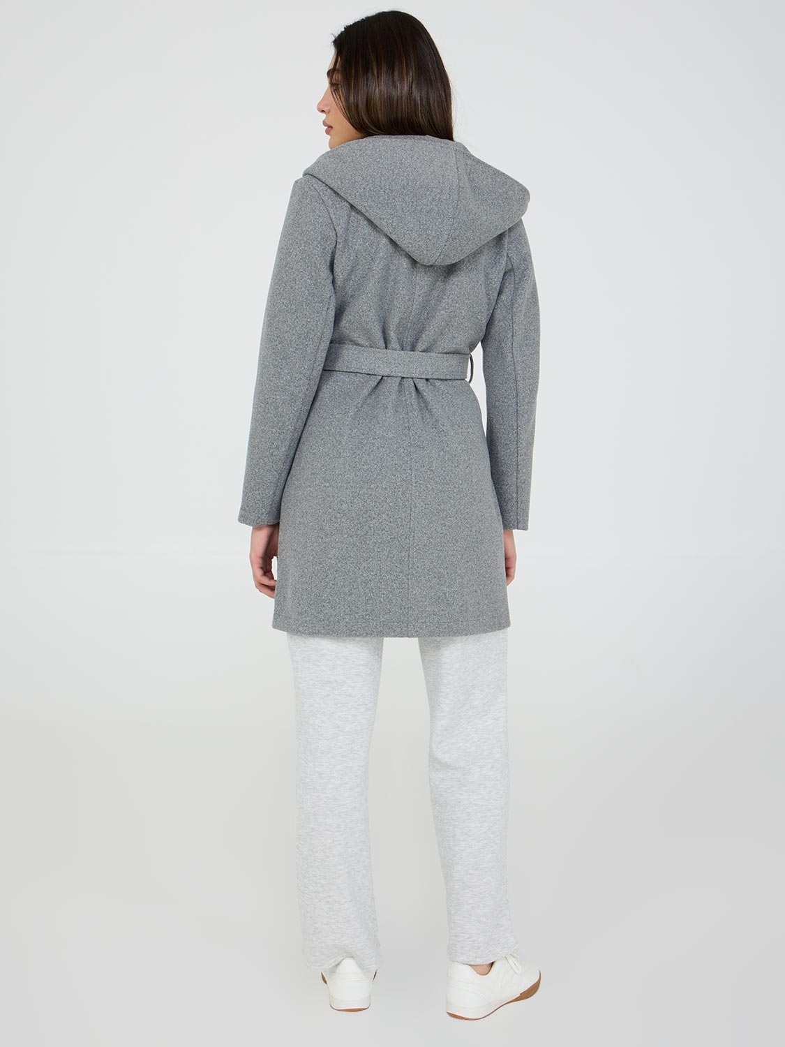 Hooded Wrap Coat – Suzy Shier