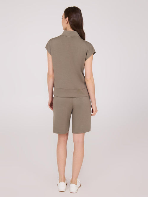 Sleeveless Half-Zip Cloud Fleece Sweatshirt