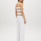 Striped Cotton-Blend Tank Top
