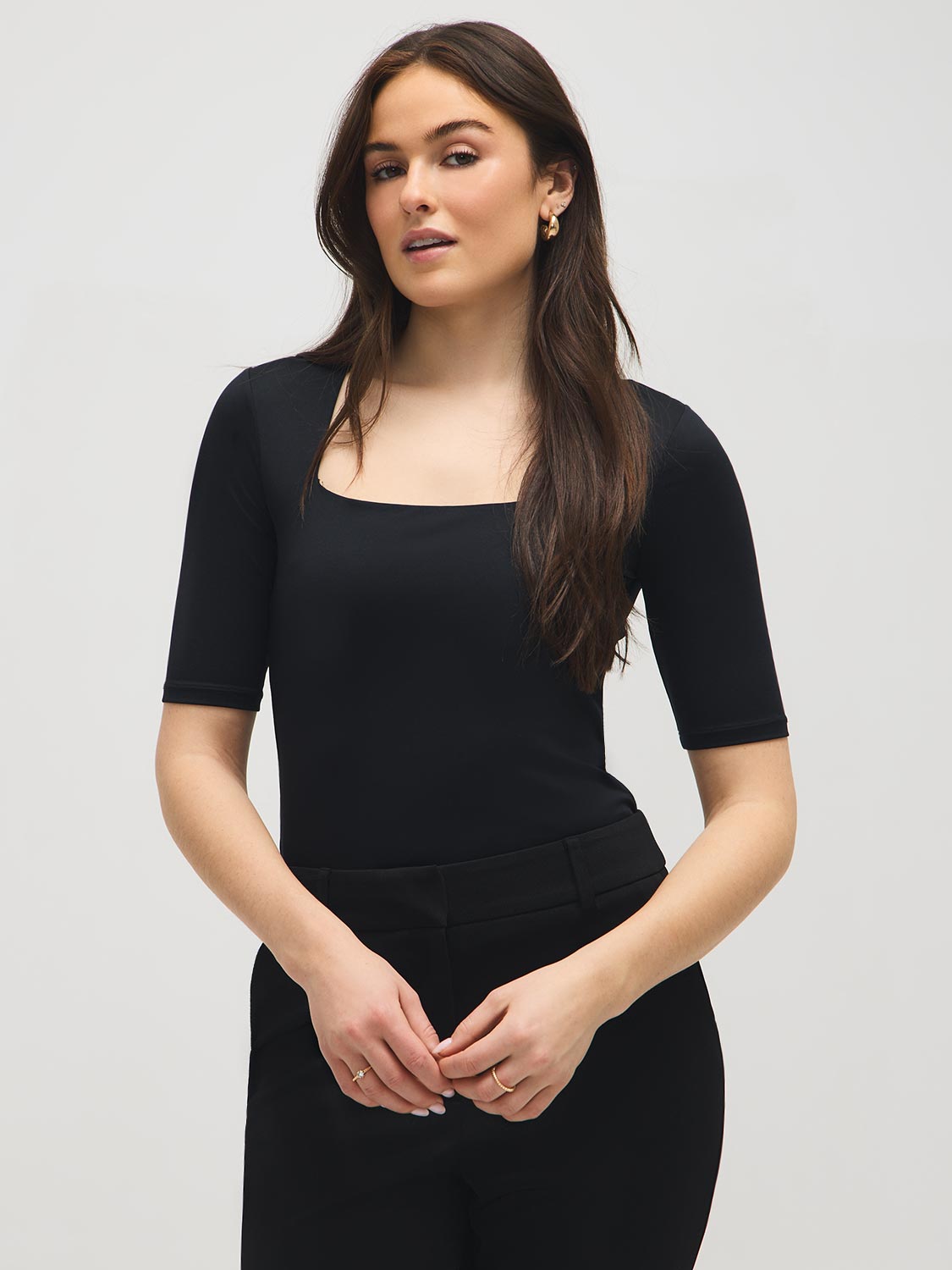 Double Layer Square Neck Top – Suzy Shier