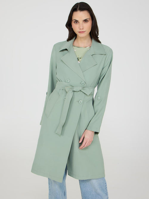 Twill Trench Coat