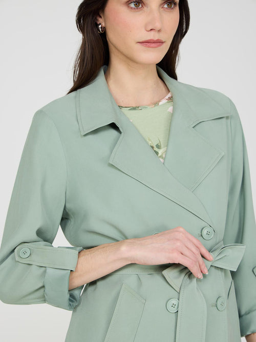 Twill Trench Coat