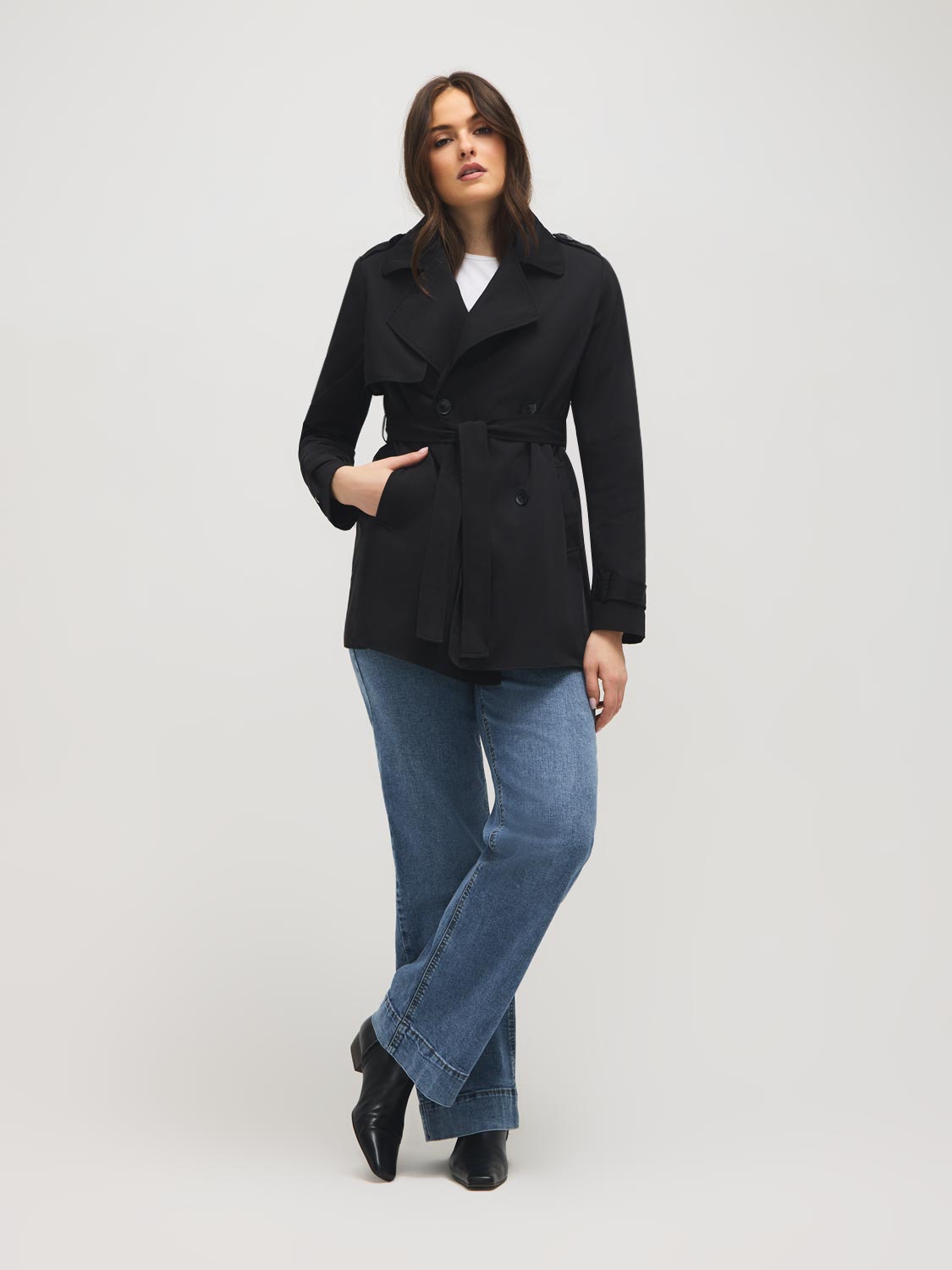 Mid-Length Trench Coat – Suzy Shier