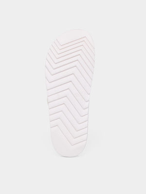 Sandales volumineuses avec boucle White