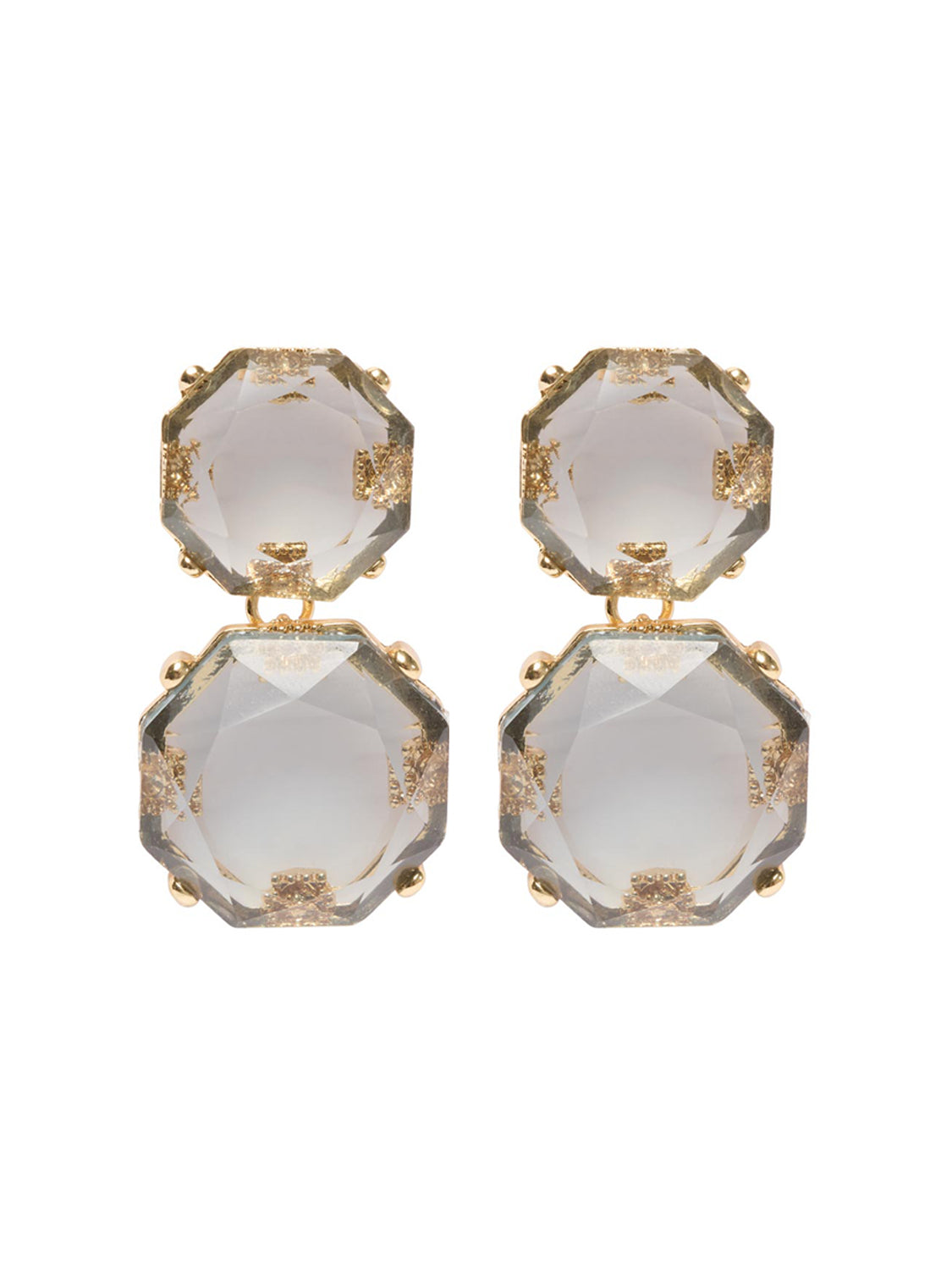 ◆STONEHENgE◆ SHe 14K Earrings SA24B44F StoneHenge SHe 14K Earrings SA24B48F Cubic Zirconia Rose