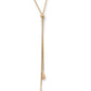 Teardrop Lariat Necklace