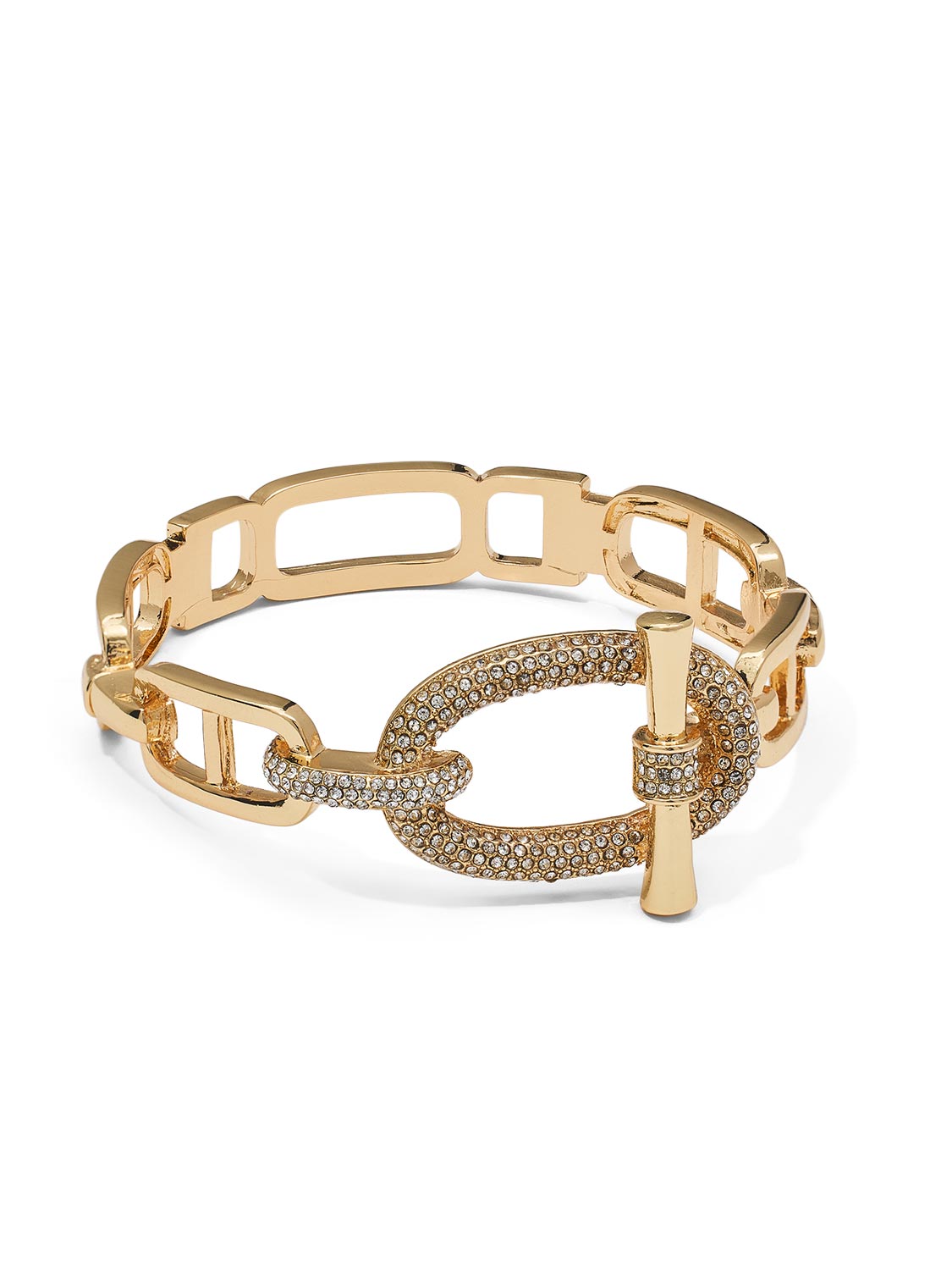 Bracelet à maillons pavés