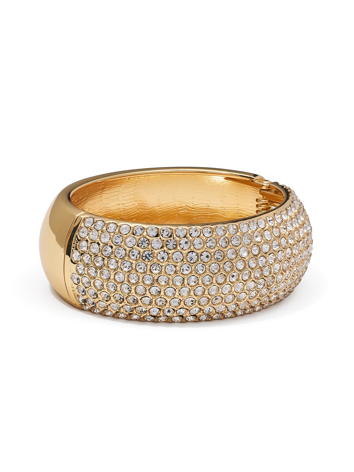 Bracelet surdimensionné orné de pierres précieuses
